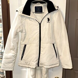 Polo White Puffer Jacket